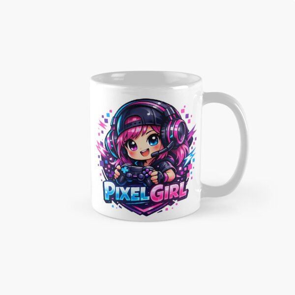 Item preview, Pixel Girl Gamer – Retro Pixel Character designed and sold by AstraDrip Studio.