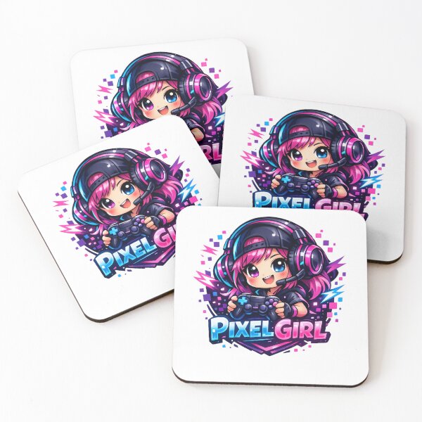 Item preview, Pixel Girl Gamer – Personaje retro pixelado designed and sold by AstraDrip Studio.