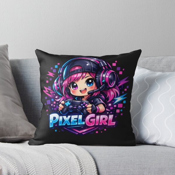 Item preview, Pixel Girl Gamer – Retro Pixel Character designed and sold by AstraDrip Studio.
