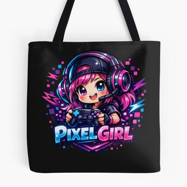 Item preview, Pixel Girl Gamer – Retro Pixel Character designed and sold by AstraDrip Studio.