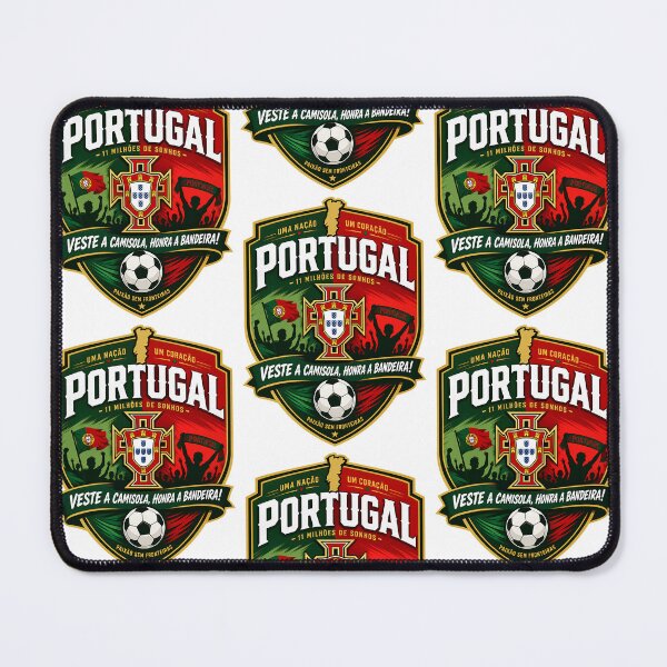 Item preview, Portugal Football Fans Emblem — Green & Red Vector Badge Design designed and sold by Jandedan.