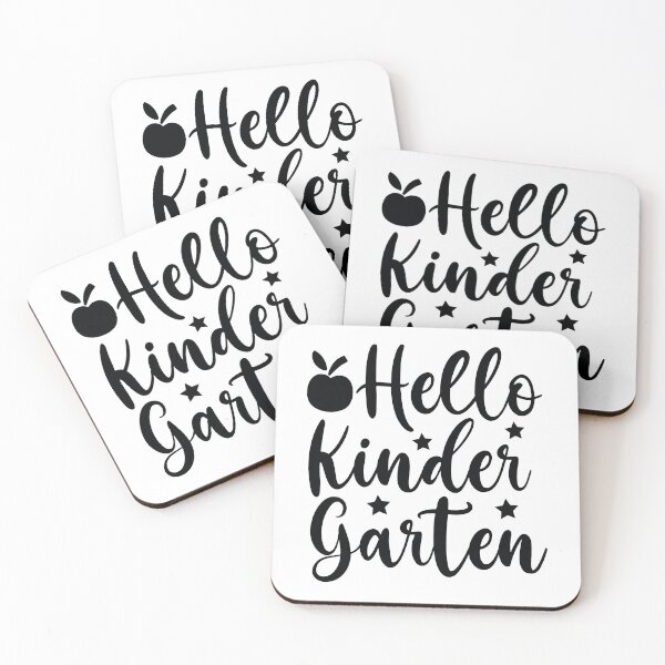 Item preview, Hello Kindergarten - Cute Teacher First Day Grade Classroom Student Gift designed and sold by FuzionRaptor.