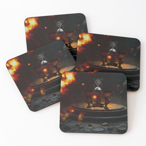 Item preview, Mystical Alchemy Hourglass in Flames Art designed and sold by FahdSpaceArt.