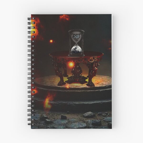 Item preview, Mystical Alchemy Hourglass in Flames Art designed and sold by FahdSpaceArt.