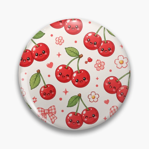 Artikelvorschau, Kawaii-Kirschmuster entworfen und verkauft von Aramdesing.