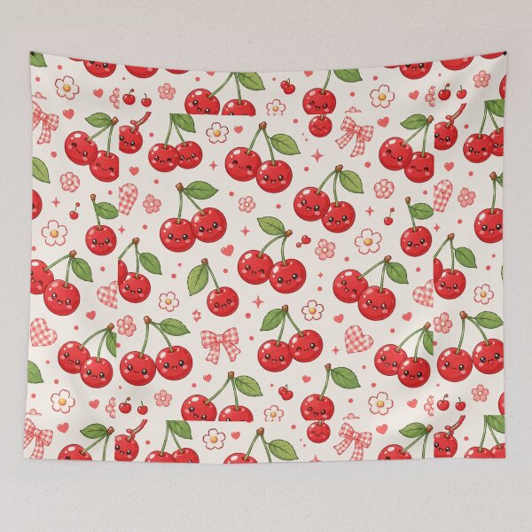 Item preview, Kawaii Cherry Pattern designed and sold by Aramdesing.