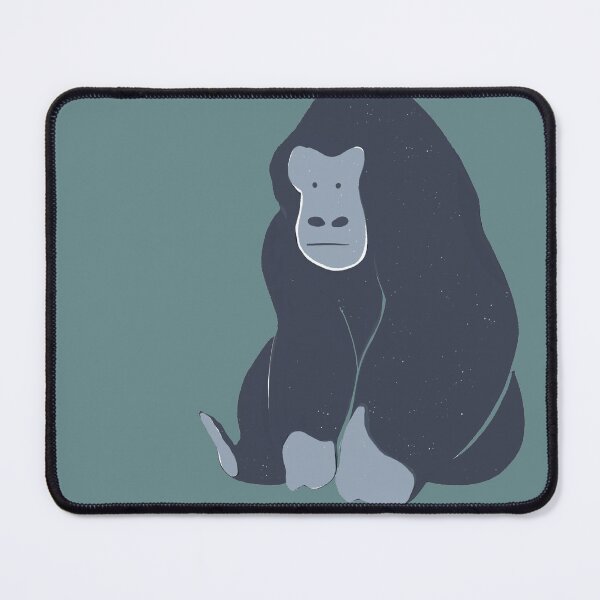Item preview, Mountain Gorilla | Cute Silverback Illustration designed and sold by Covo Studio.