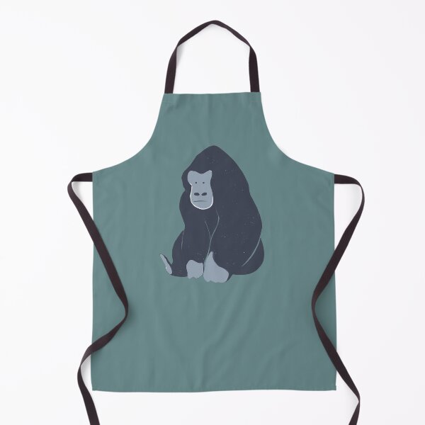 Item preview, Mountain Gorilla | Cute Silverback Illustration designed and sold by Covo Studio.
