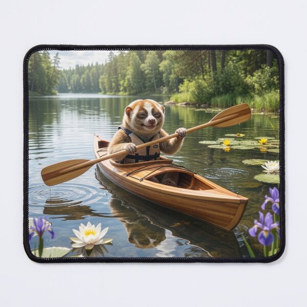 Item preview, Happy Slow Loris Kayaks a Minnesota Lake designed and sold by Tridentulus.