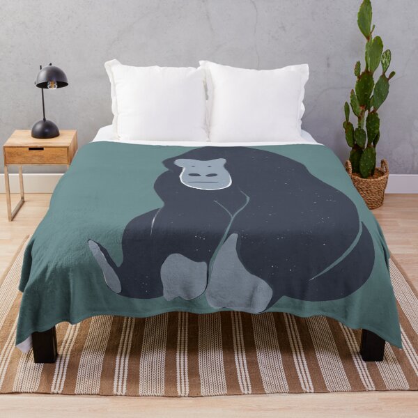 Item preview, Mountain Gorilla | Cute Silverback Illustration designed and sold by Covo Studio.