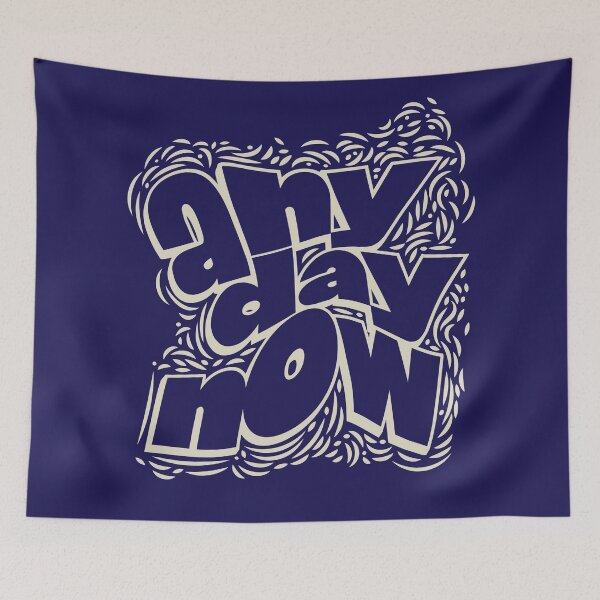 Item preview, Any Day Now-Outline Lettering designed and sold by wickedpretty.