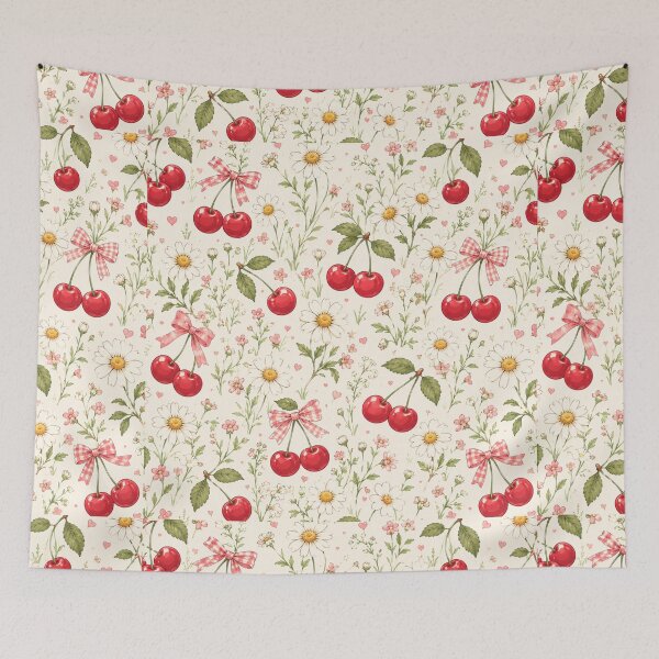Item preview, Cherry Daisy Meadow Pattern designed and sold by Aramdesing.