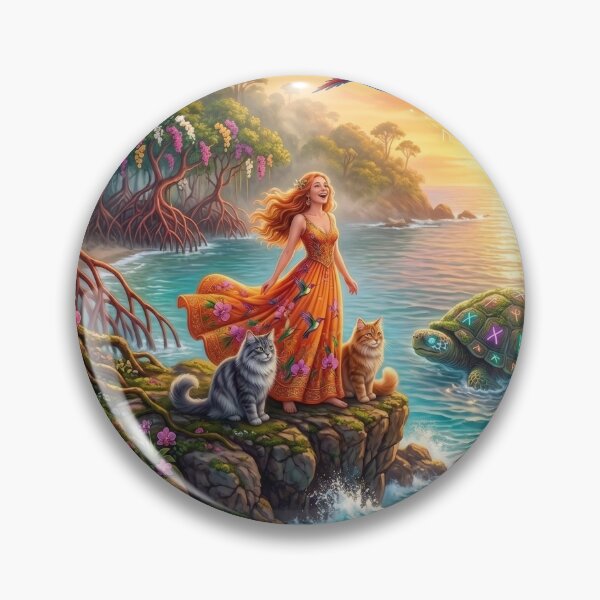 Item preview, The Goddess at the Edge of the World designed and sold by nordicmyths.