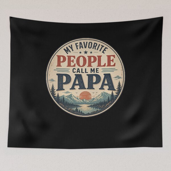 Item preview, My Favorite People Call Me Papa designed and sold by FreshPixelArt.