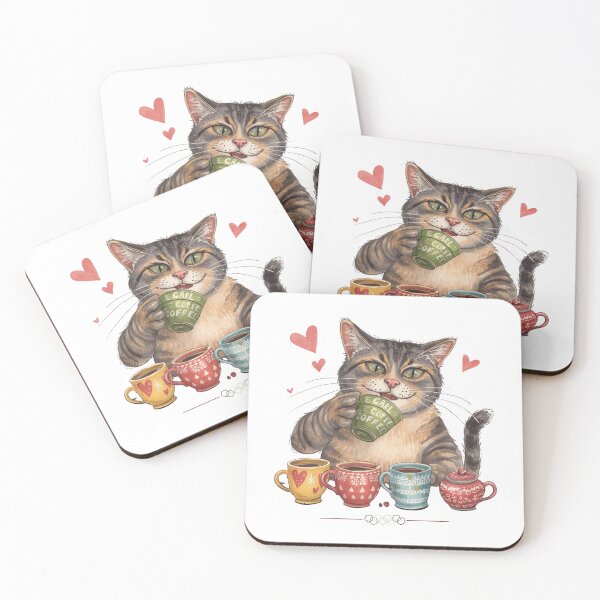 Item preview, Copy of Cat on  A winter Day designed and sold by FlowerSeller1.