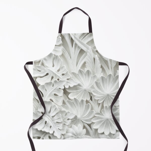 Item preview, Elegant White Marble Floral Stone Pattern designed and sold by 21 Dragonflies.