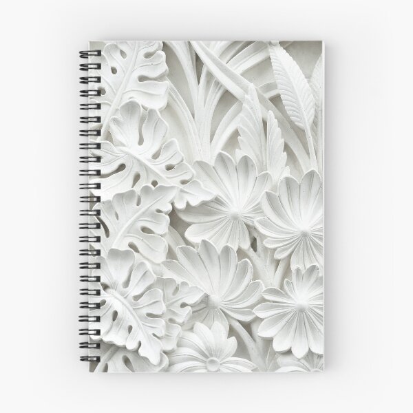 Item preview, Elegant White Marble Floral Stone Pattern designed and sold by 21 Tulips.