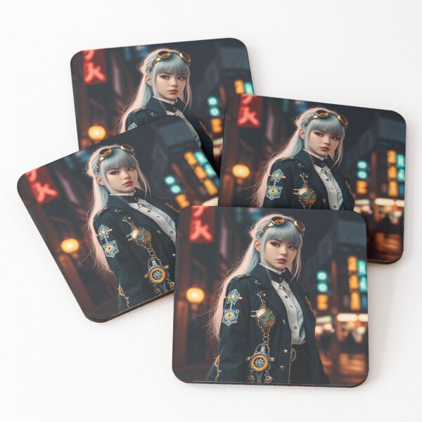 Item preview, Blazing Steampunk Anime Dark Aesthetic Sticker | Dark Anime Aesthetic designed and sold by Joy-boy-op.