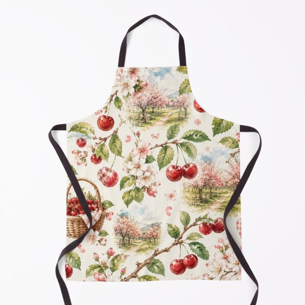 Item preview, Watercolor Cherry Orchard Pattern designed and sold by Aramdesing.