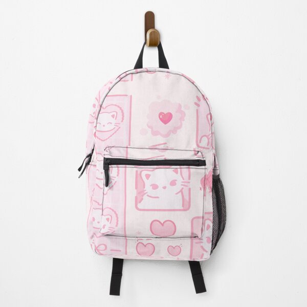 Item preview, Cute Kawaii Pink Cat Aesthetic Collage designed and sold by Cherry Emporium.