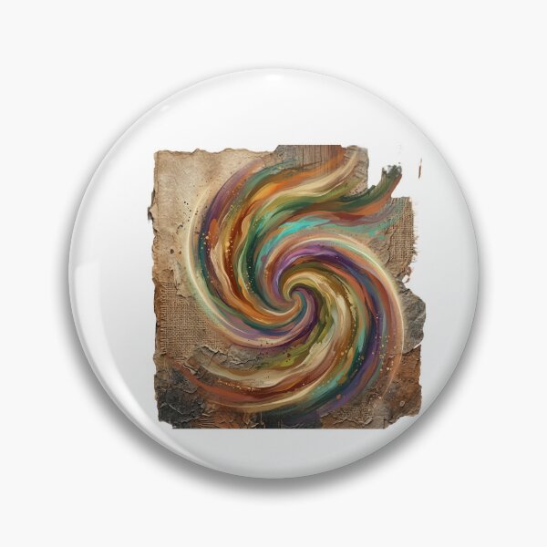 Item preview, Abstract Textured Multi Color Paint Swirl  designed and sold by Creatby7030.