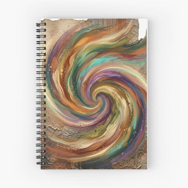 Item preview, Abstract Textured Multi Color Paint Swirl  designed and sold by Creatby7030.