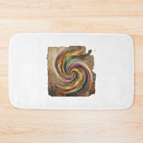 Item preview, Abstract Textured Multi Color Paint Swirl  designed and sold by Creatby7030.