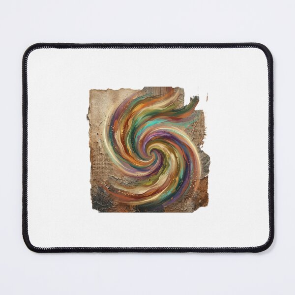 Item preview, Abstract Textured Multi Color Paint Swirl  designed and sold by Creatby7030.