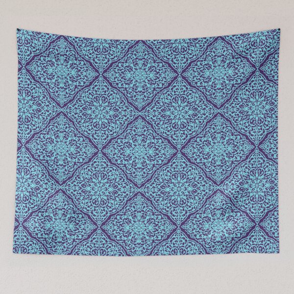 Item preview, Vintage Islamic Floral Damask Pattern (V.8) – Elegant Arabesque Design designed and sold by D-Islamic.