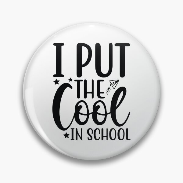 Item preview, I Put The Cool In School - Cute Kindergarten Teacher Grade Classroom Student Gift designed and sold by FuzionRaptor.