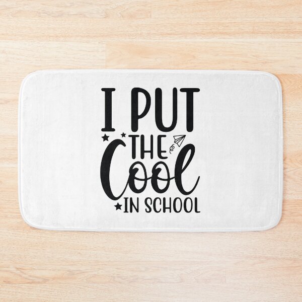 Item preview, I Put The Cool In School - Cute Kindergarten Teacher Grade Classroom Student Gift designed and sold by FuzionRaptor.