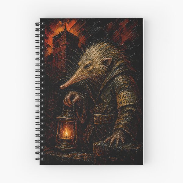 Item preview, Vigilant Night Watch Shrew Moody Aesthetic Art designed and sold by Vista Atelier.