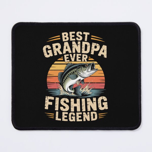 Item preview, Best Grandpa Ever Fishing Vintage Sunset Design designed and sold by ChillDrop.