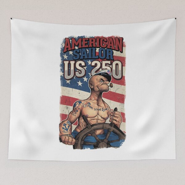 Item preview, Patriotic American Sailor designed and sold by 1958mackman.