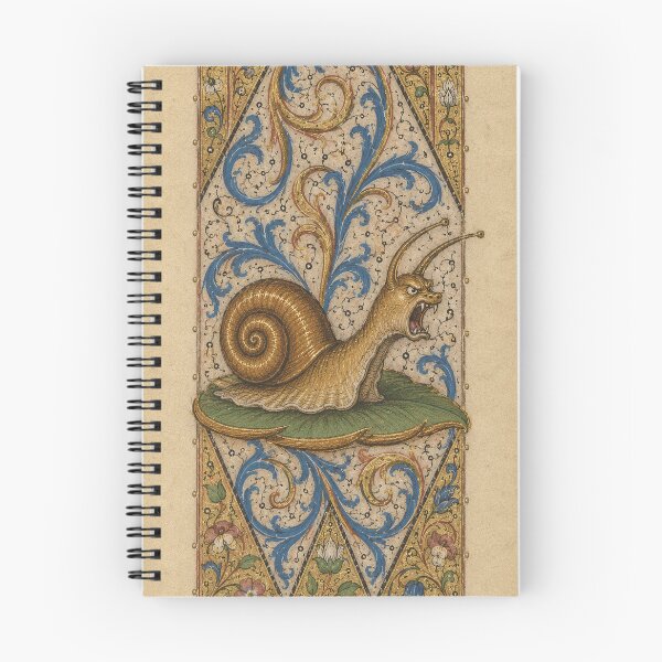 Item preview, Caracol medieval enojado designed and sold by ebrawne.