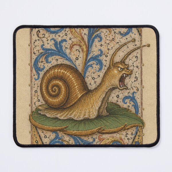 Item preview, Angry Medieval Snail designed and sold by ebrawne.