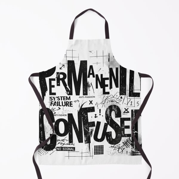 Item preview, PERMANENTLY CONFUSED | Anti Design Typography Streetwear designed and sold by afarkar.