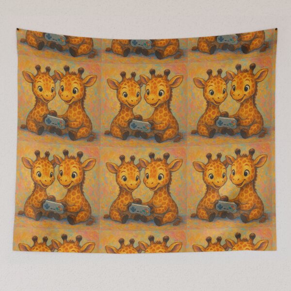 Item preview, Twin Giraffes designed and sold by Arcade&Pixel.