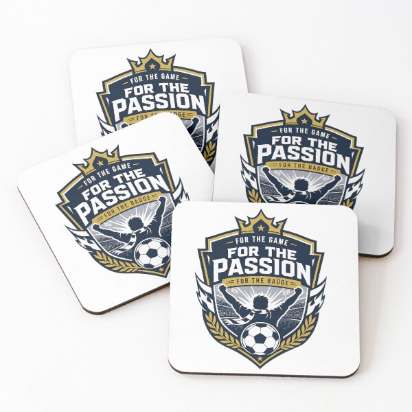 Item preview, For the Game, For the Passion — Soccer Fan Vector Emblem Design designed and sold by Jandedan.