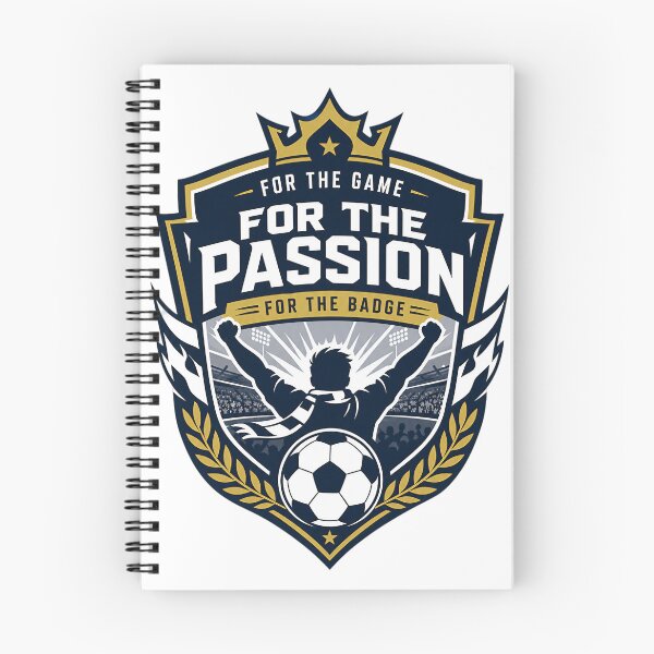 Item preview, For the Game, For the Passion — Soccer Fan Vector Emblem Design designed and sold by Jandedan.