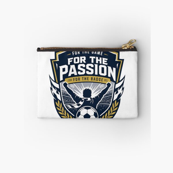 Item preview, For the Game, For the Passion — Soccer Fan Vector Emblem Design designed and sold by Jandedan.