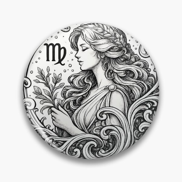 Item preview, Virgo Zodiac Sign designed and sold by VelaVestida.