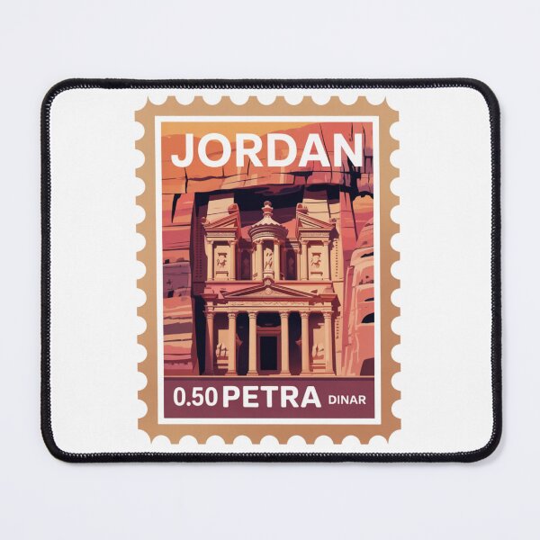 Item preview, Jordan Petra Vintage Postage Stamp Sticker designed and sold by LukaRealm.
