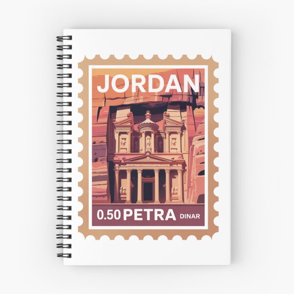 Item preview, Jordan Petra Vintage Postage Stamp Sticker designed and sold by LukaRealm.