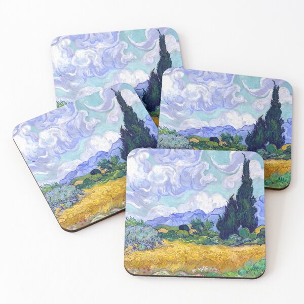 Item preview, Vincent van Gogh - Wheat Field with Cypresses designed and sold by Jon-Baran.