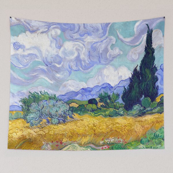 Item preview, Vincent van Gogh - Wheat Field with Cypresses designed and sold by Jon-Baran.