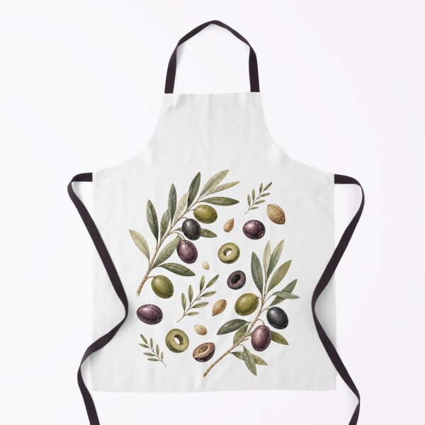 Item preview, Vintage Olive Branch Botanical 90s For Mediterranean Food Lovers designed and sold by FreshVibe Prints.