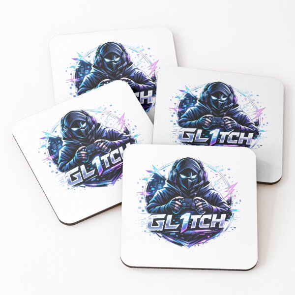 Item preview, GL1TCH Cyber Gamer – Neon Hacker Controller Art designed and sold by AstraDrip Studio.