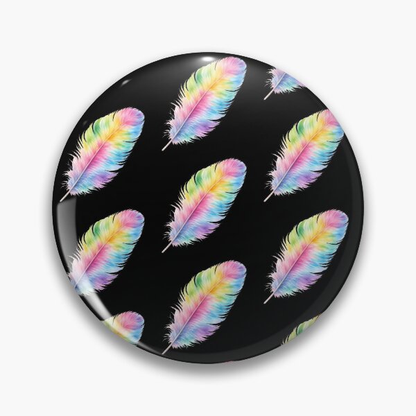 Item preview, Rainbow Watercolor Feather Art Print designed and sold by jgvisualarts.