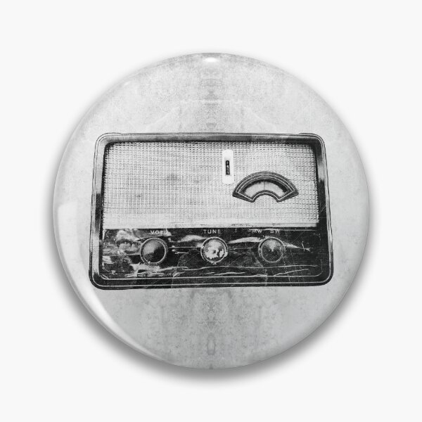 Item preview, Vintage AM Shortwave Radio Bakelite Dial Dark Analog designed and sold by Ghoul Enterprises.